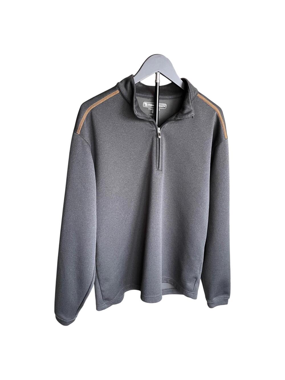Pebble Beach Mens M Performance 1/4 Zip Golf Pullover CLEAN!